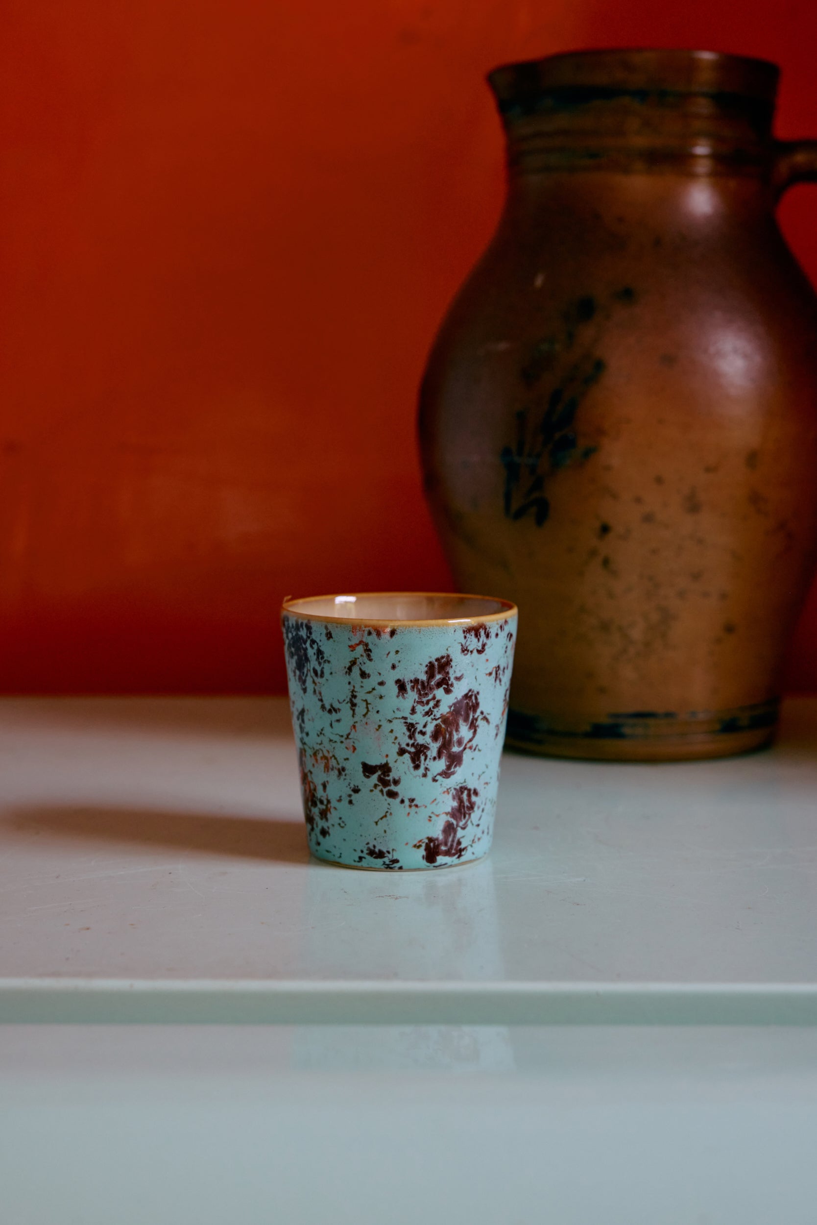Tasse écaille turquoise