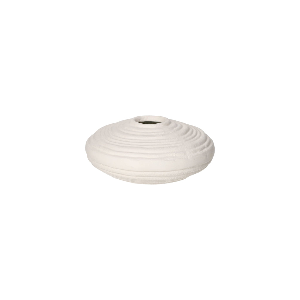 Vase écru galet S