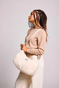 Sac bandoulière teddy ivoire