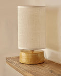 Lampe cylindre safran S