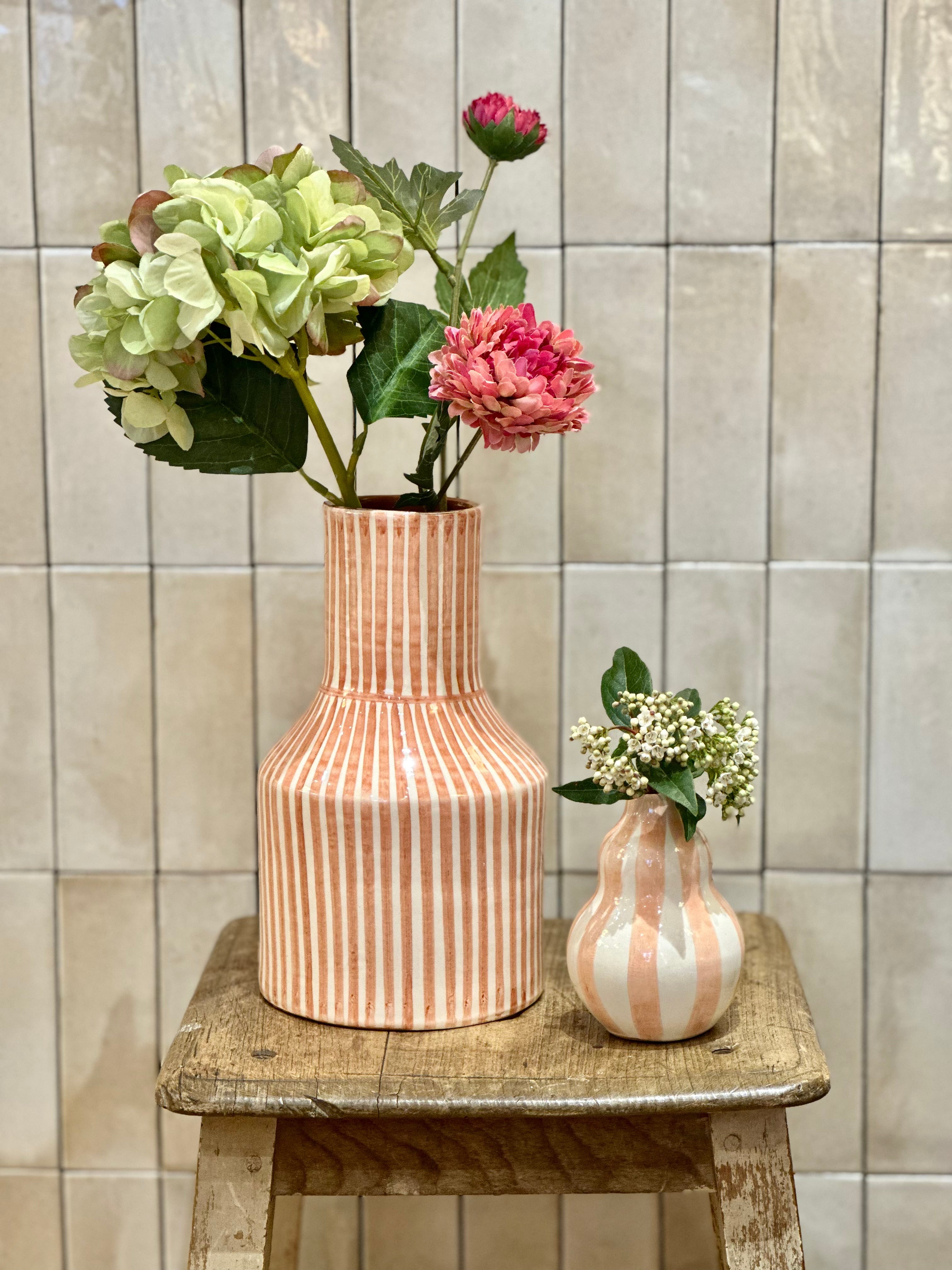 Vase vague terracotta S