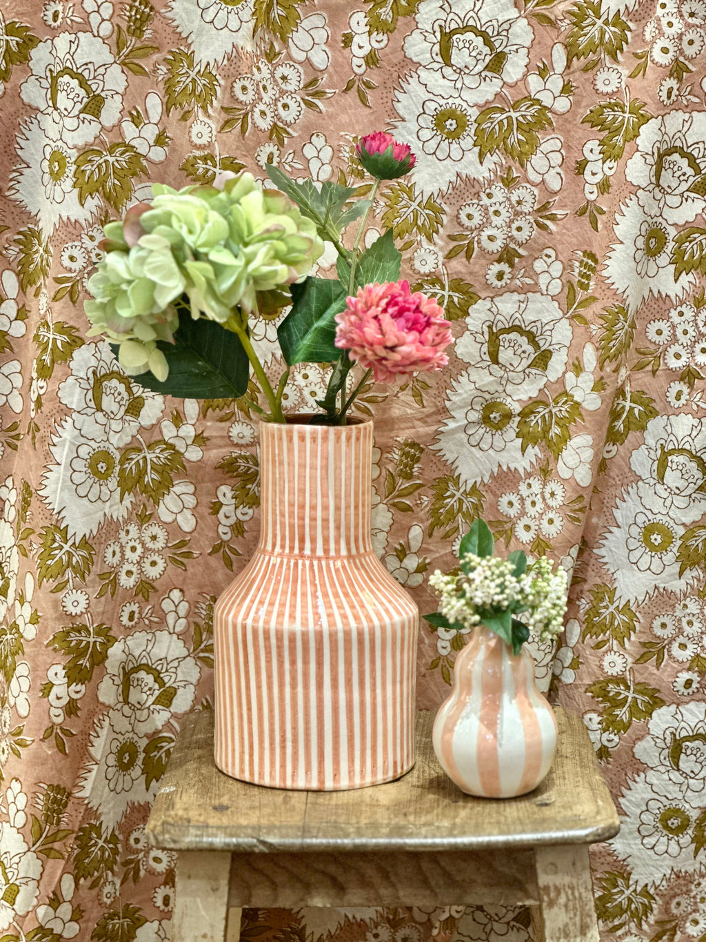 Vase vague terracotta S