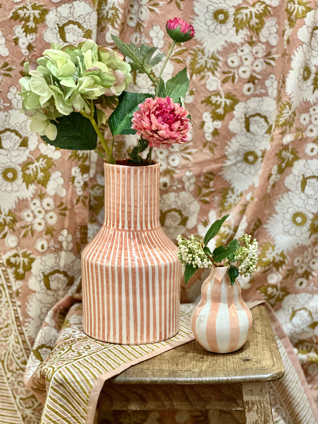 Vase vague terracotta S