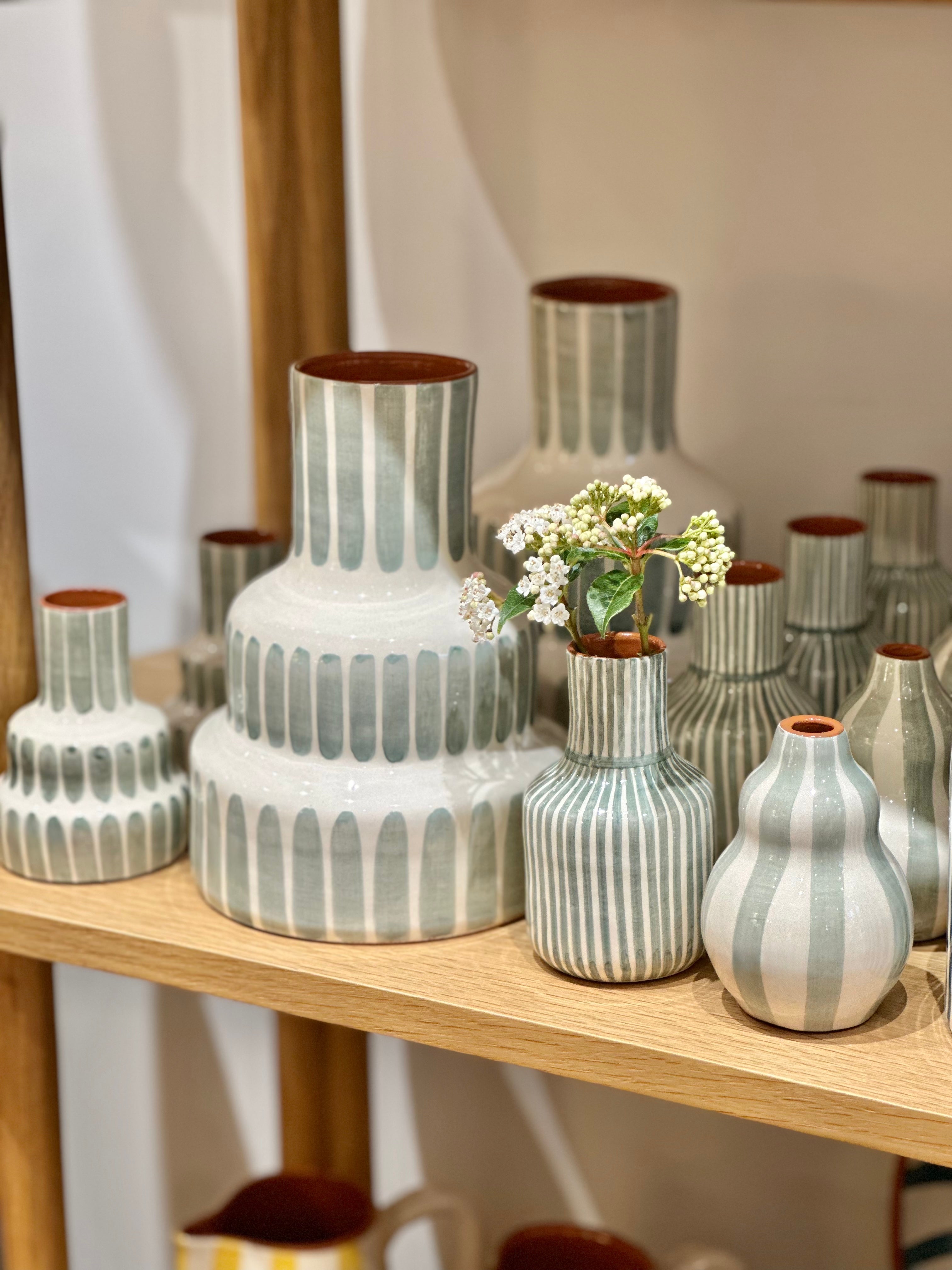 Vase vague sauge S