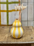 Vase vague jaune S