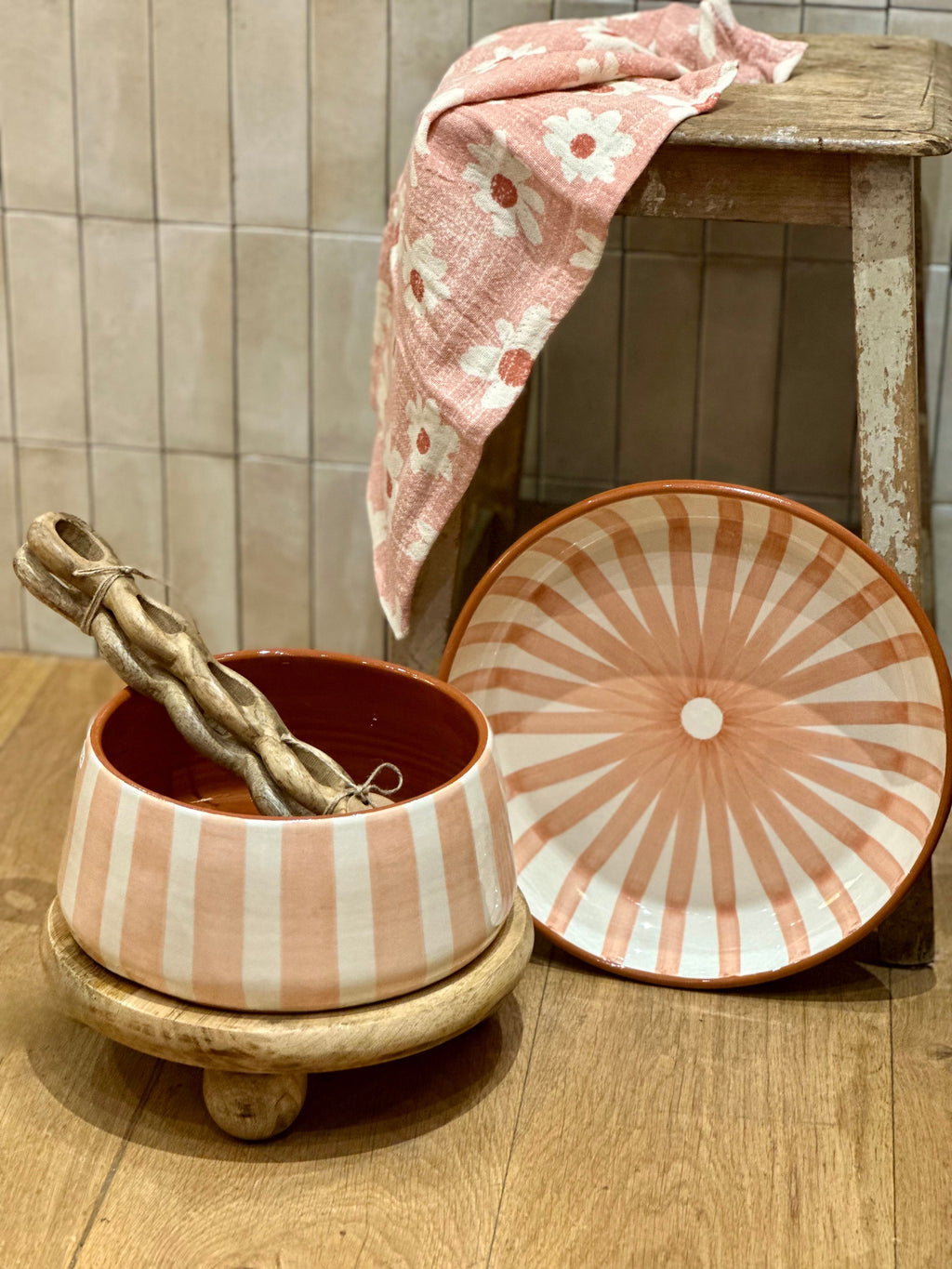 Saladier terracotta