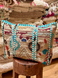 Sac Suzani turquoise