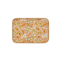 Plateau fleurs blanc et rose M