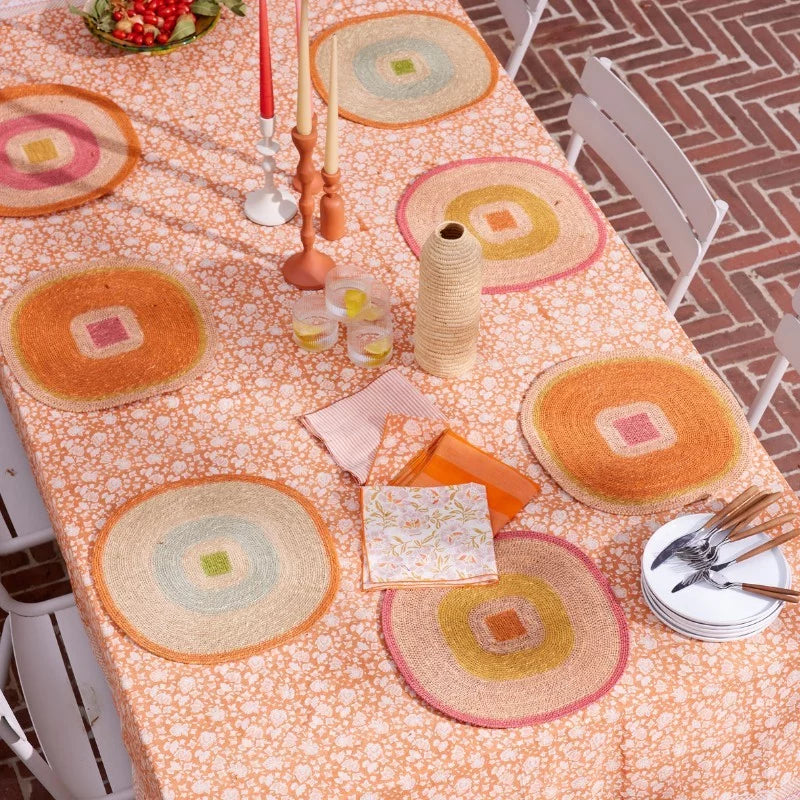 Set de Table orange corail