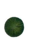 Coussin rond velours avocat
