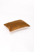 Coussin velours bronze