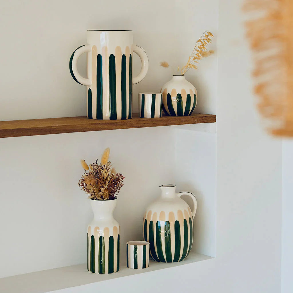 Vase oreille vert