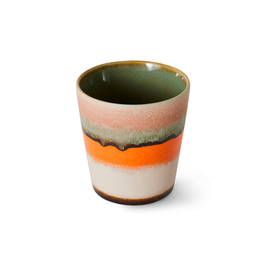 Tasse dégradée orange