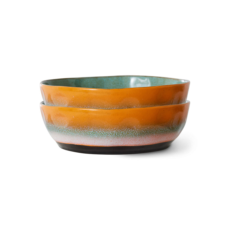 Set de 2 assiettes creuses
