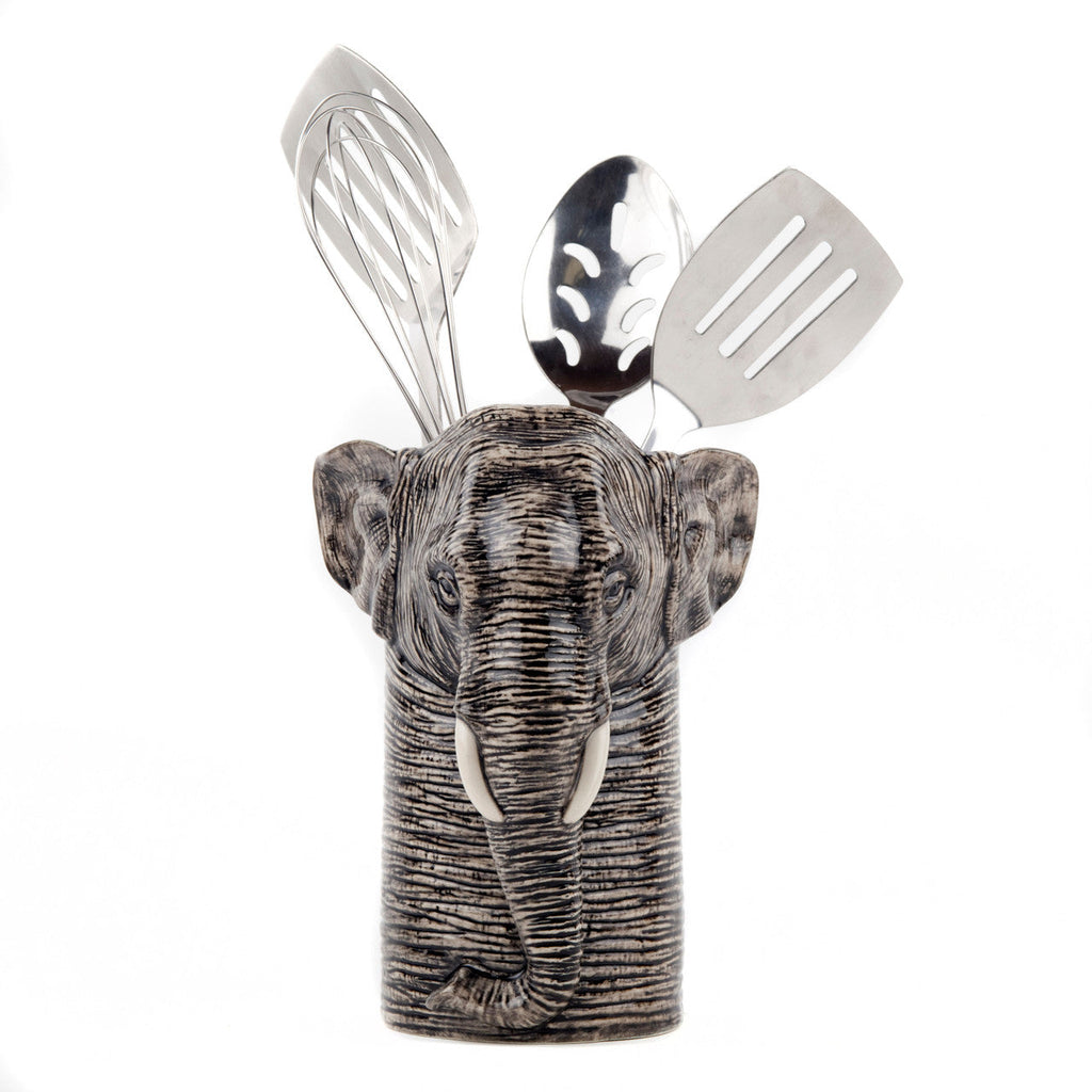 Pot à ustensiles éléphant
