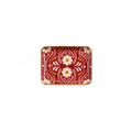 Plateau fleurs bordeaux S