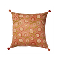 Coussin fleuri terra