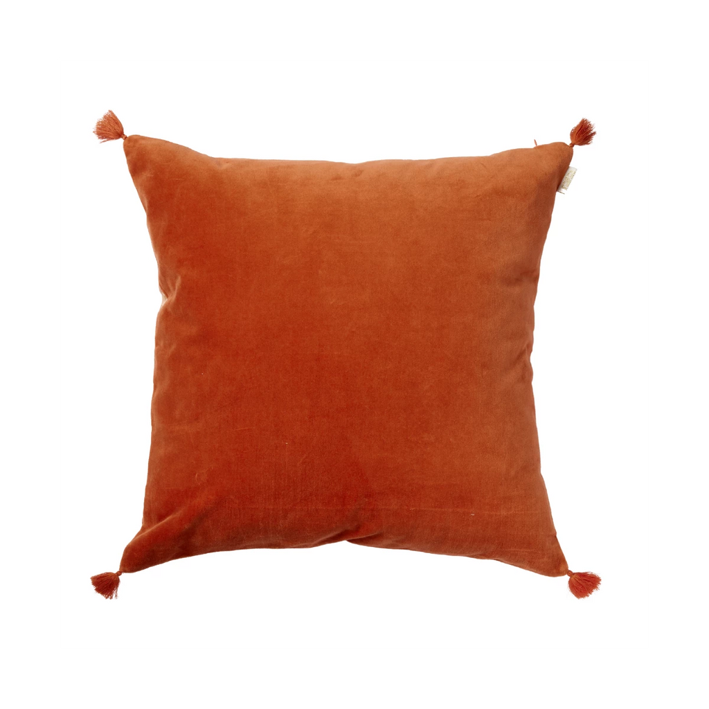 Coussin fleuri terra