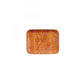 Plateau fleurs orange S