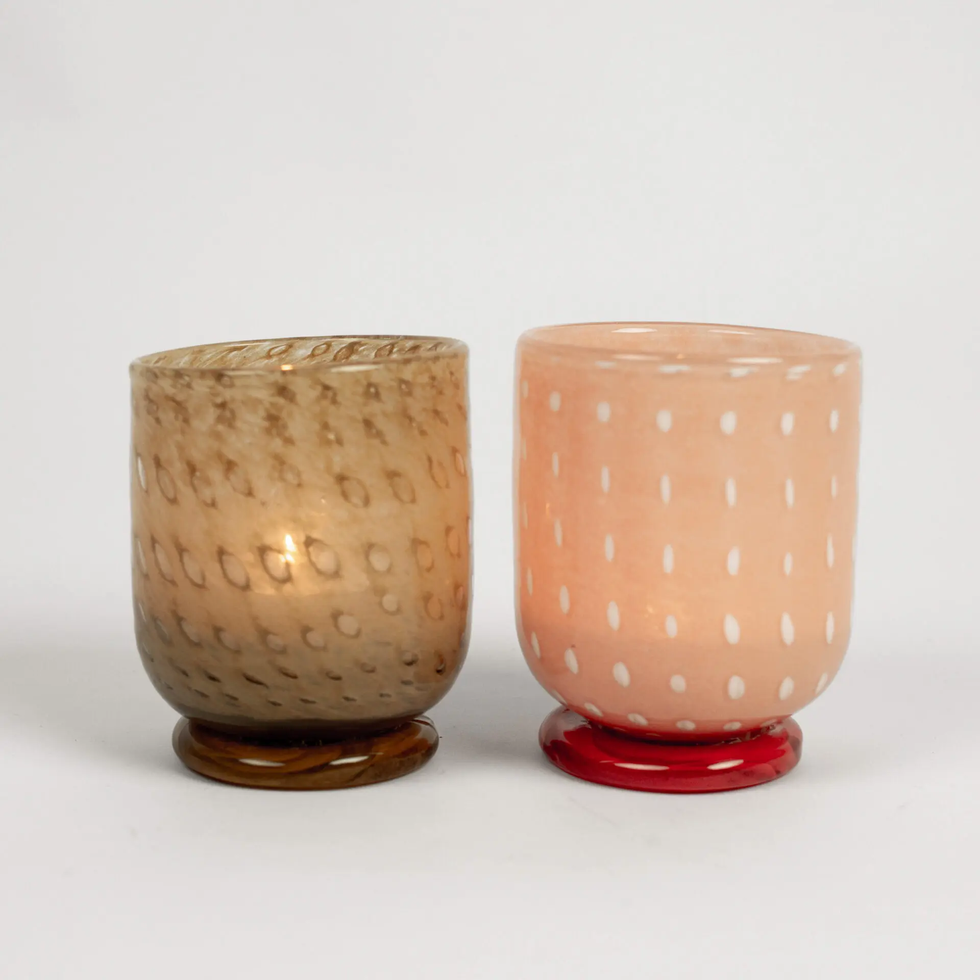 Photophore / vase rose