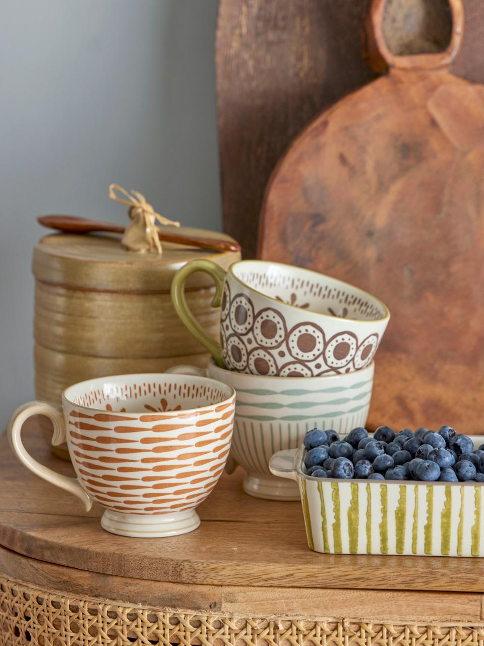 Tasse à motif orange