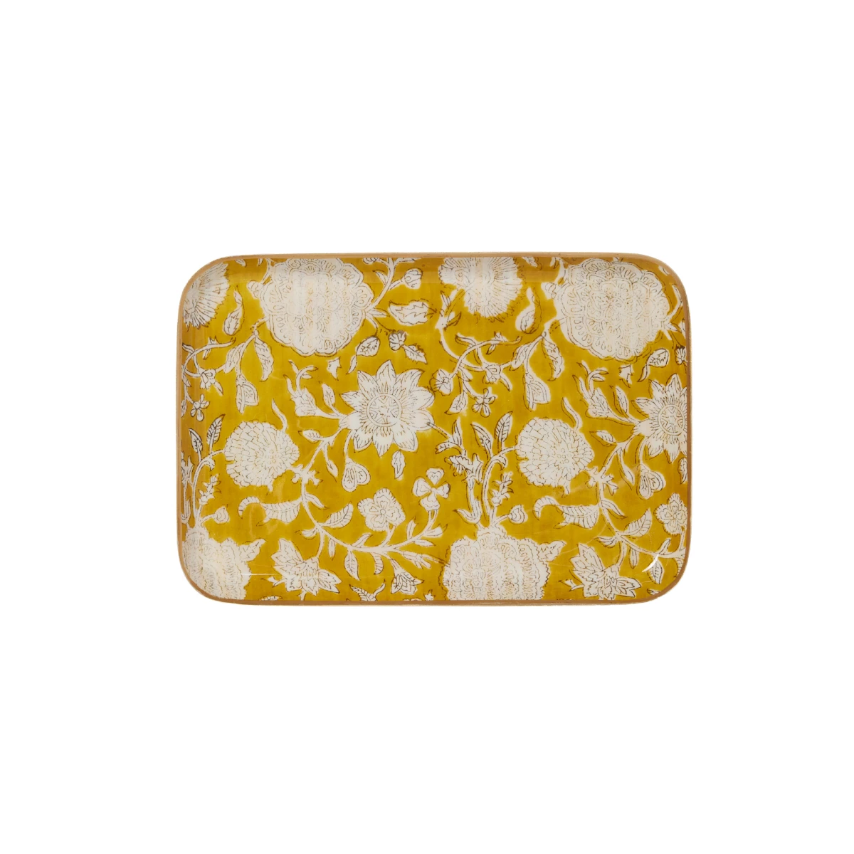Plateau fleurs safran  M