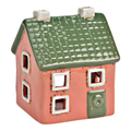 Maison photophore rose