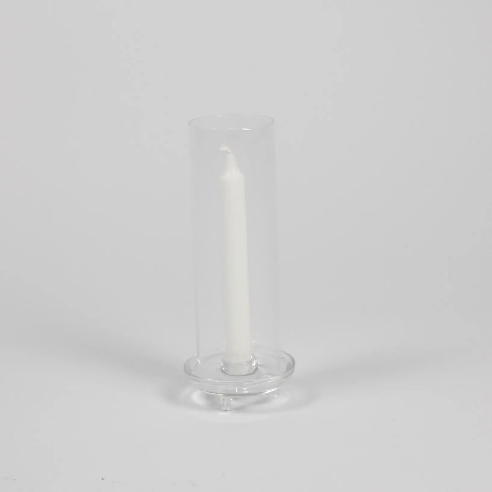 Bougeoir cylindre en verre