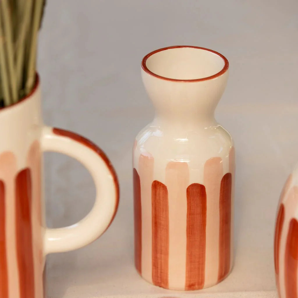 Vase totem terracotta