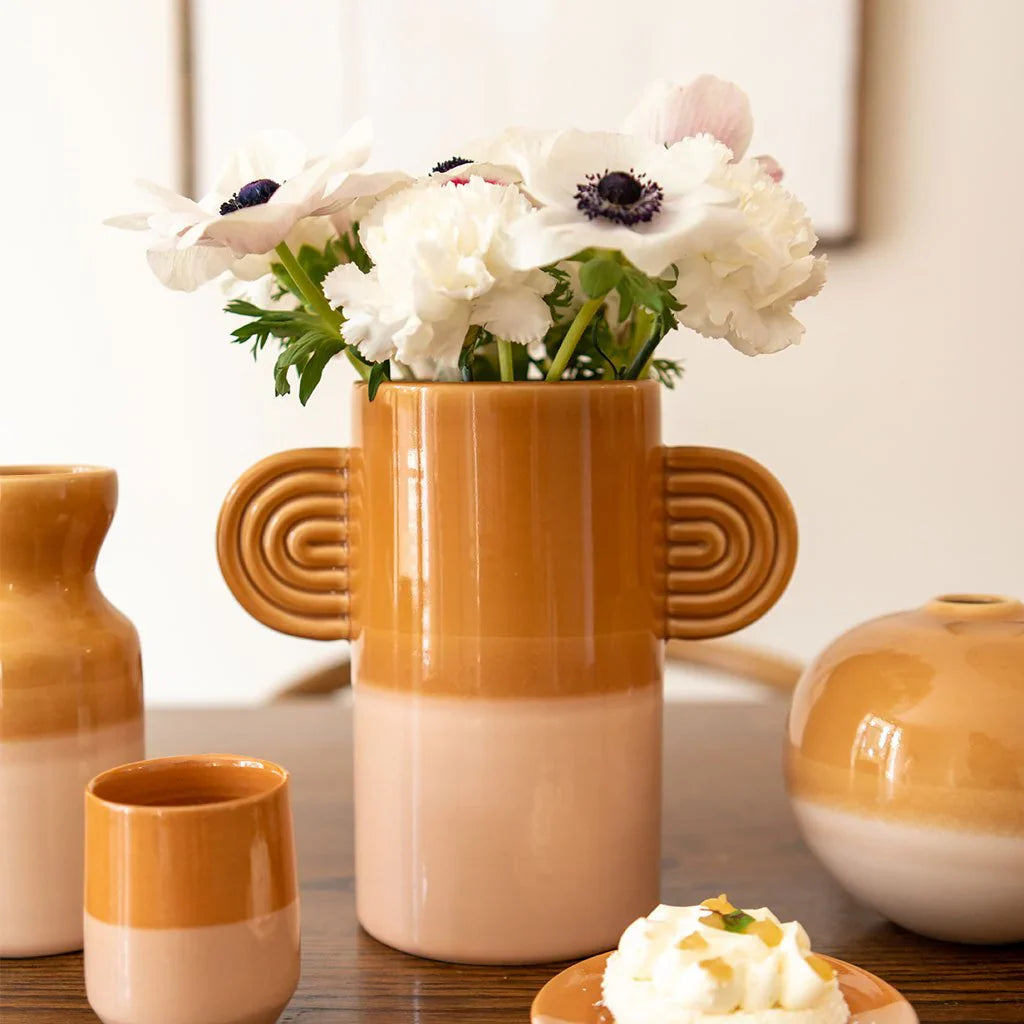 Vase anse camel